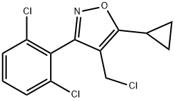 4-(氯甲基)-5-环丙基-3-(2,6-二氯苯基)-1,2-噁唑