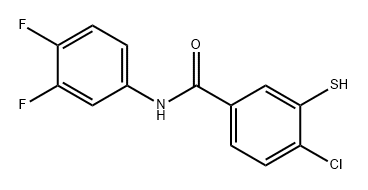 4-氯-3-巯基-N-（3,4-二氟苯基）苯甲酰胺