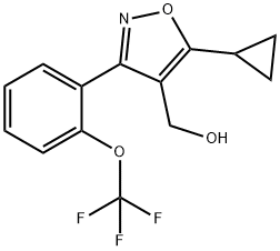 5-环丙基-3-[2-(三氟甲氧基)苯基]异噁唑-4-甲醇