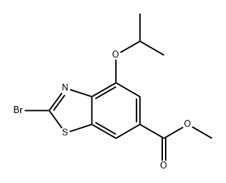 2-溴-4-(1-甲基乙氧基)-6-苯并噻唑羧酸甲酯