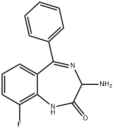 3-氨基-9-氟-5-苯基-1H-苯并[e] [1,4]二氮杂-2(3H)-酮