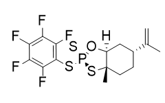 (2S,3AS,6R,7AS)-3A-甲基-2-((全氟苯基)硫代)-6-(丙-1-烯-2-基)六氢苯并[D][1,3,2]草硫磷2-硫化物