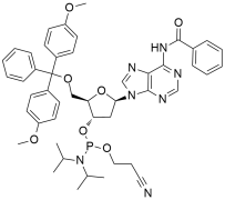 N6-苯甲酰基-5'-O-DMT-脱氧腺苷-3'-氰乙氧基亚磷酰胺