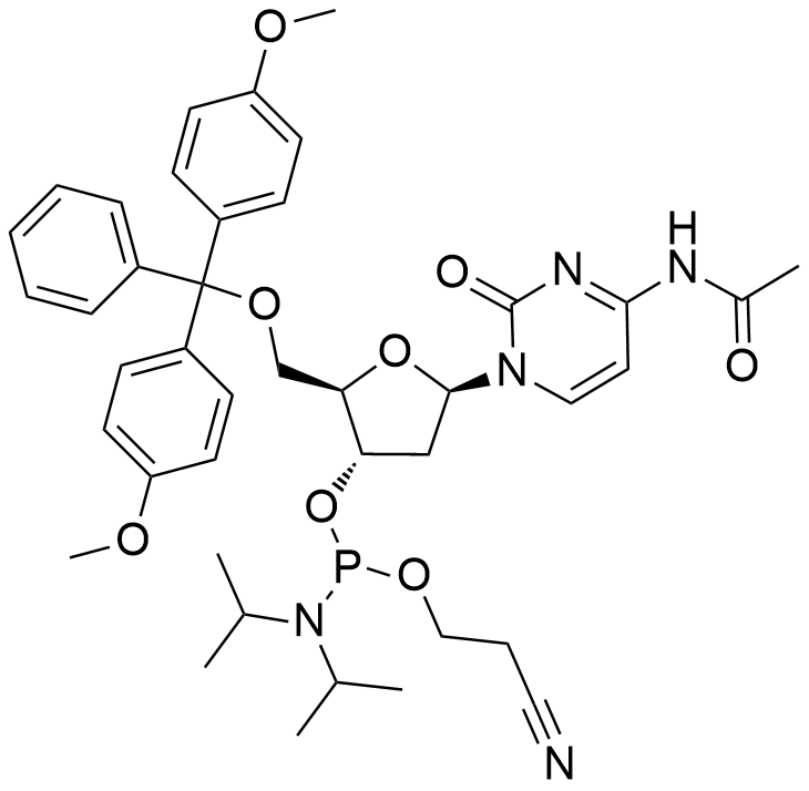 N4-乙酰基5'-O-DMT-脱氧胞苷-3'-氰乙氧基亚磷酰胺