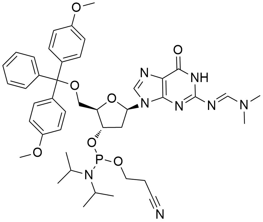 N2-二甲基甲脒-5'-O-DMT-脱氧鸟苷-3'-氰乙氧基亚磷酰胺