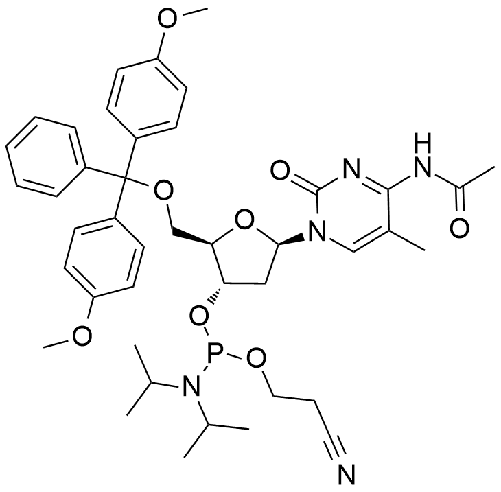 5'-DMT-N4-AC-5-ME-DC 亚磷酰胺单体